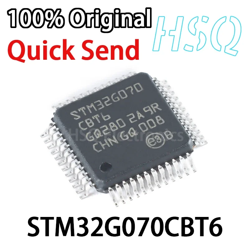 

2PCS NEW STM32G070CBT6 STM32G070 LQFP-48 32-bit Embedded Microcontroller-MCU