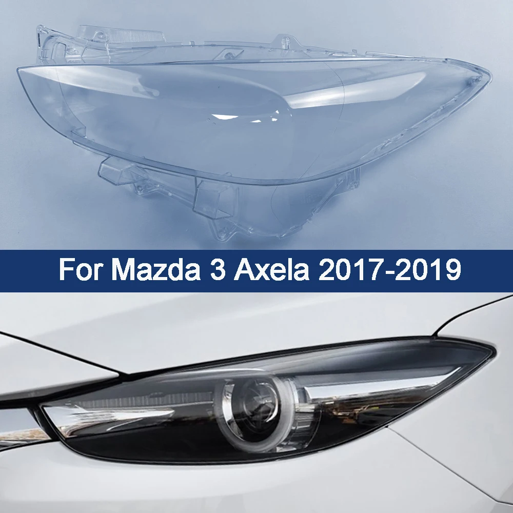 Head Lamp Light Case Headlights Shell Mask Transparent Cover Lampshdade Headlamp Shell Glass For Mazda 3 Axela 2017 2018 2019