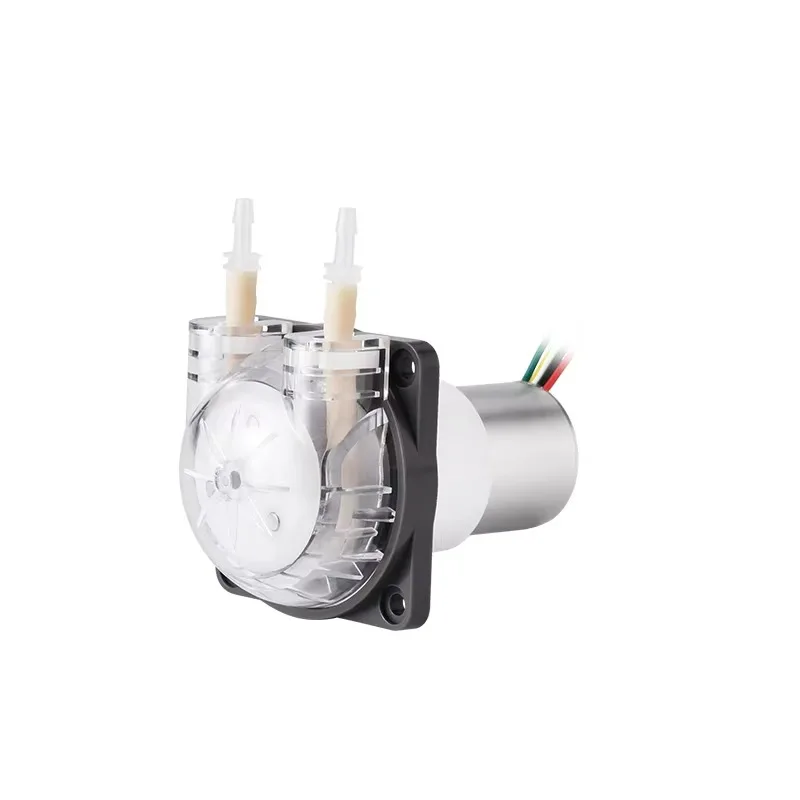 12V/24V Mini Peristaltic Pump High Precision 0-40mLPM DC Brushless Motor Liquid Pump Low Pressure OEM BPT Pipe