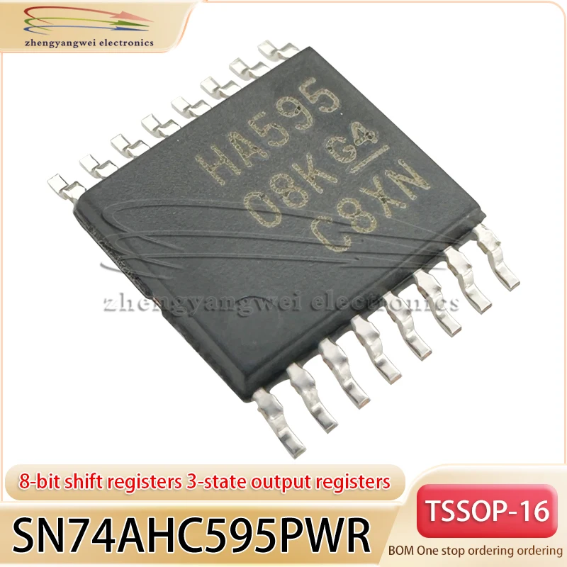 SN74AHC595PWR HA595 TSSOP16 10PCS shift register chip 8-bit shift register 3-state output register