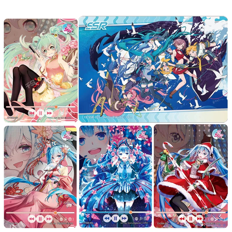 KAYOU Hatsune Miku Christmas Birthday Gift SSR-01-24 Symphony of Youth Christmas Birthday Gift Boy Anime Collection Card