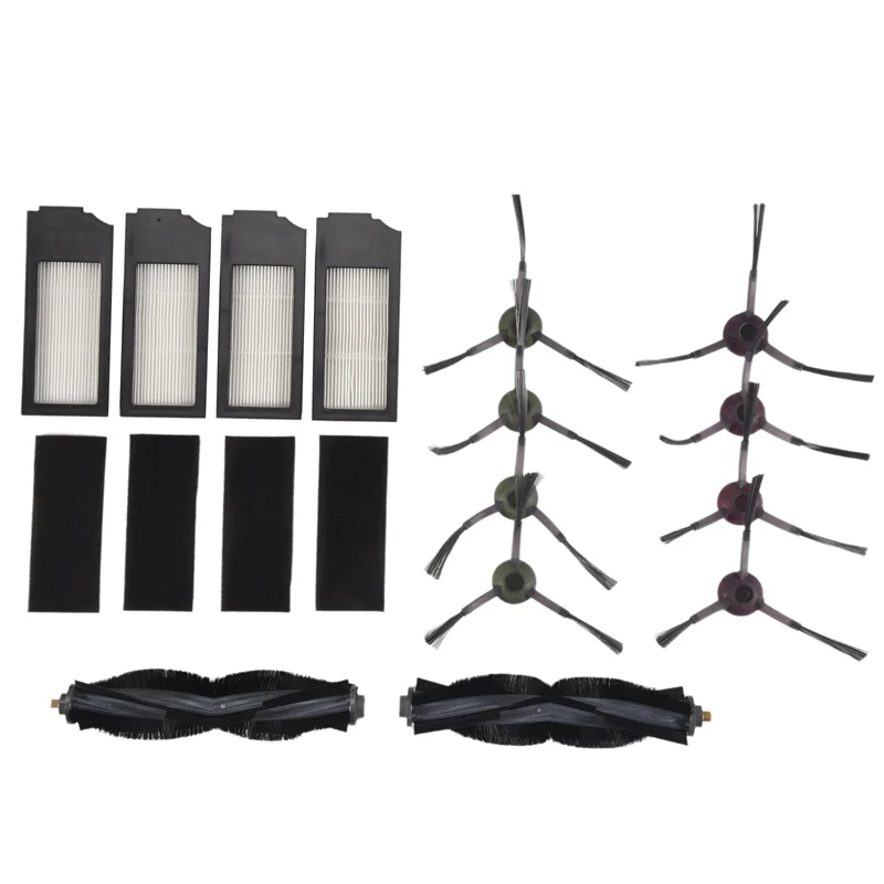 لملحقات المكنسة الكهربائية Ecovacs Deebot X1 Omni Turbo، مجموعة فرشاة جانبية للفرشاة الرئيسية، قطع غيار فلتر HEPA