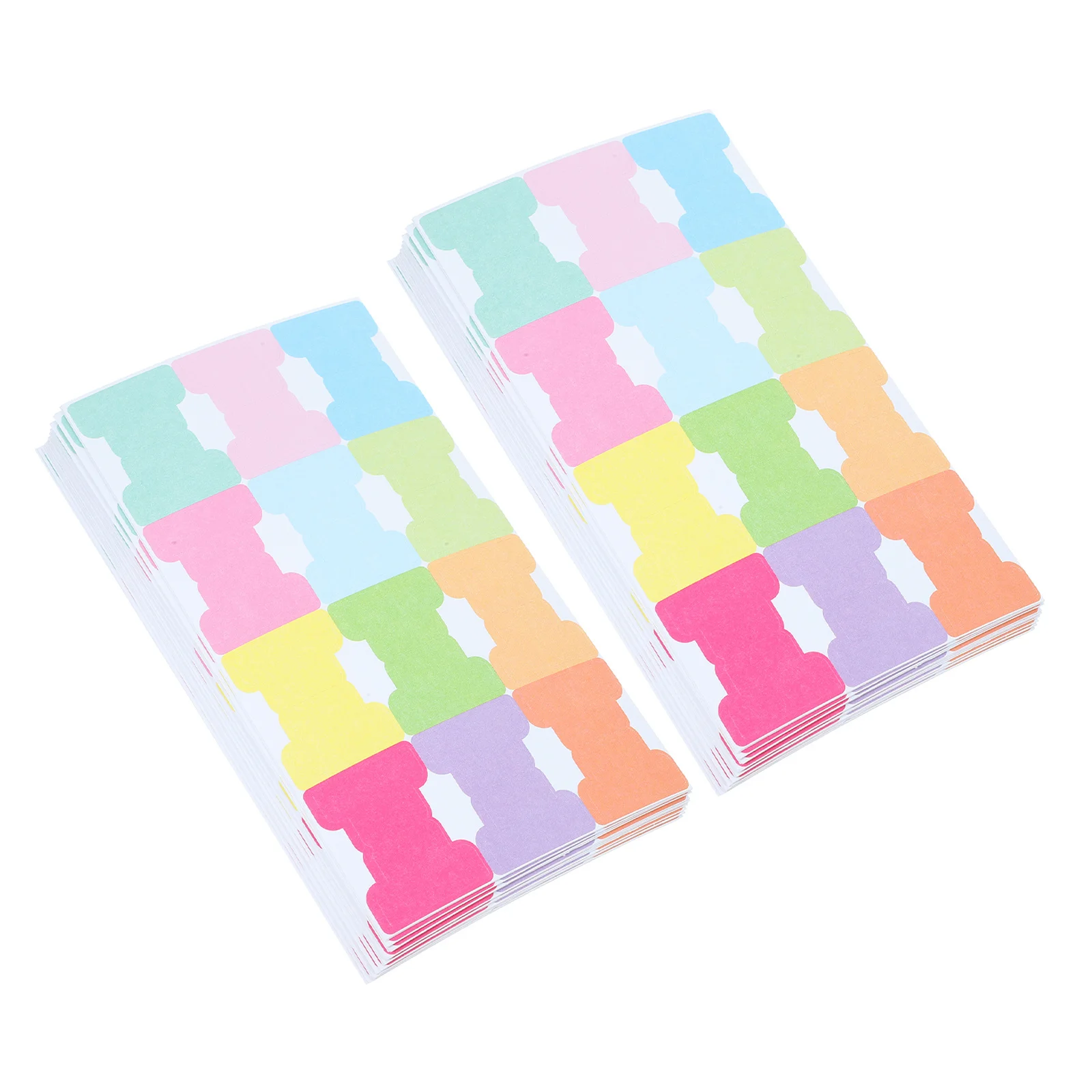 480Pcs Monthly Adhesive Tabs Planner Journal Stickers with Writeable Index Tabs for School Office Home Use Colorful Date Label