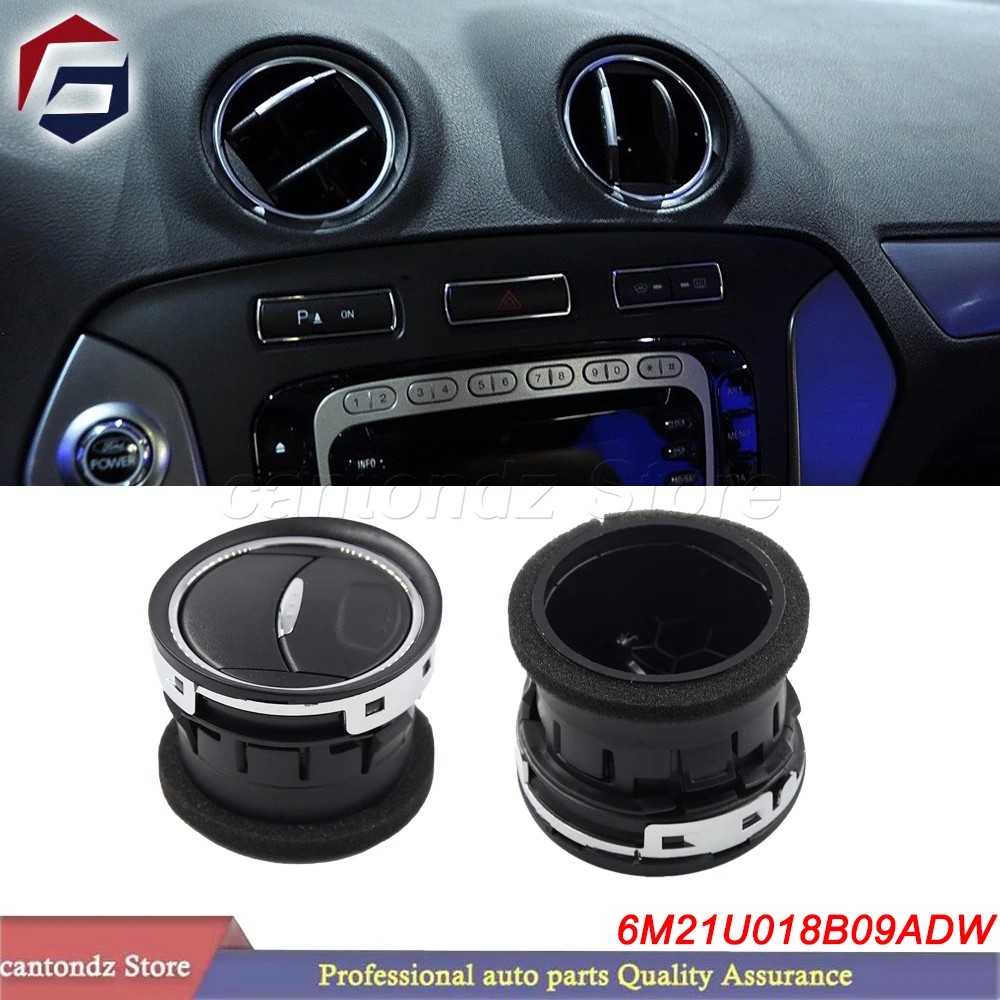 

Новая приборная панель, круглая решетка для выхода воздуха для кондиционера, подходит для Ford Mondeo Galaxy S-Max 6M21U018B09ADW