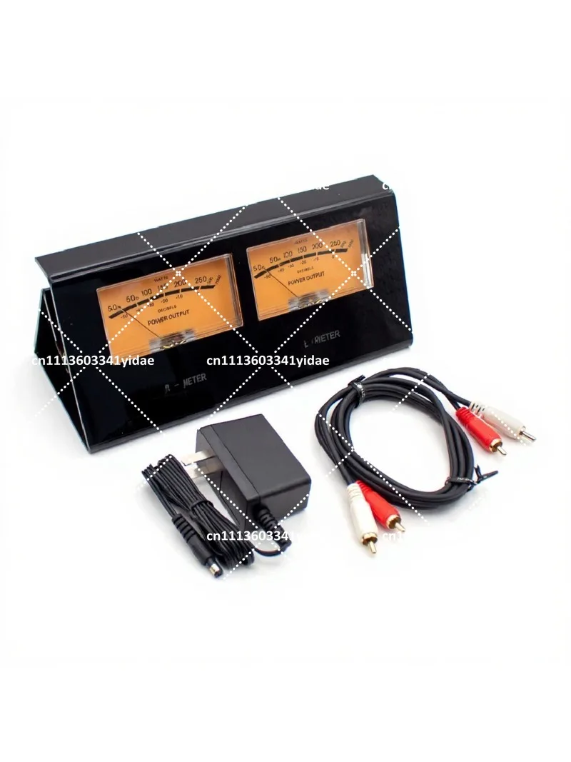 VU Meter Audio Level DB Meter Finished Panel Display 2-Way Amplifier Speaker Audio Music Orange Light