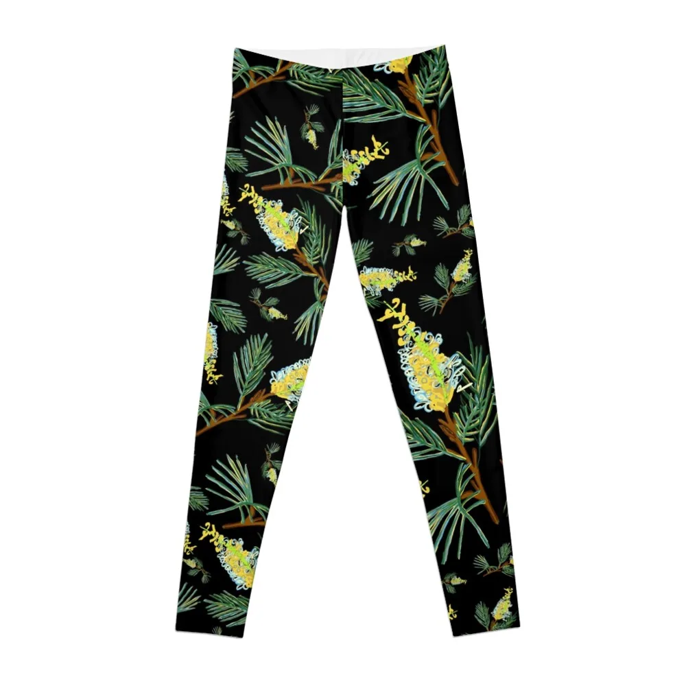 

Australian Native Florals - Beautiful Grevillea Flowers Leggings Legging sexy woman Womens Leggings