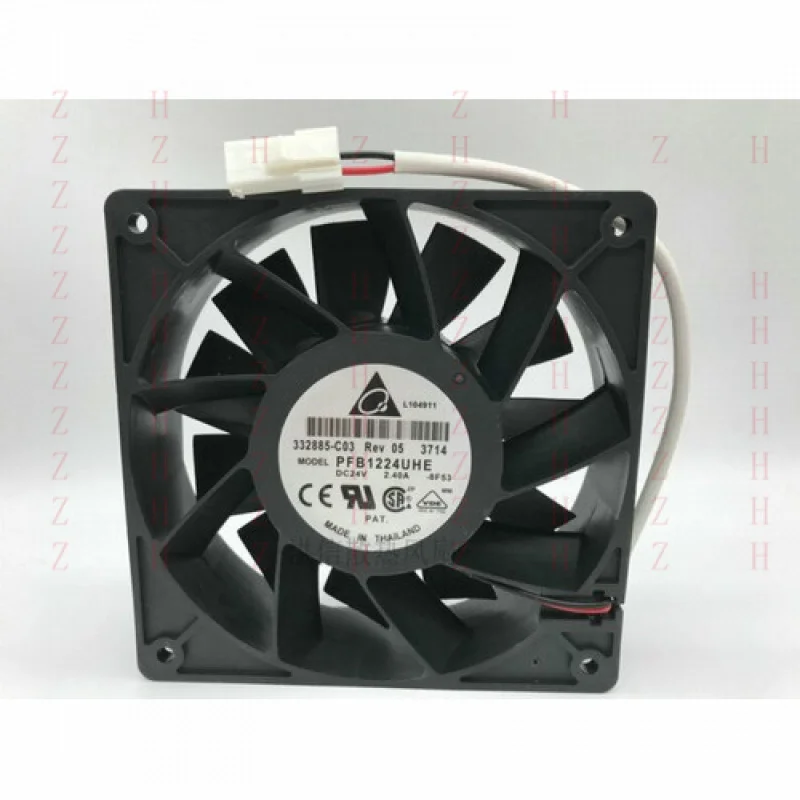 

XXZ для 1 шт., инверторный охлаждающий вентилятор с большим объемом воздуха PFB1224UHE, 24 В постоянного тока, 2,40 А, 12 см 12038