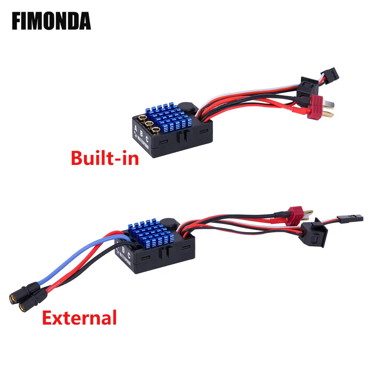 

Waterproof 35A Sensorless Brushless ESC 5V/2A BEC Output for 1/18 1/16 1/14 Drifting Short-Course Truck Wltoys HSP Monster Truck
