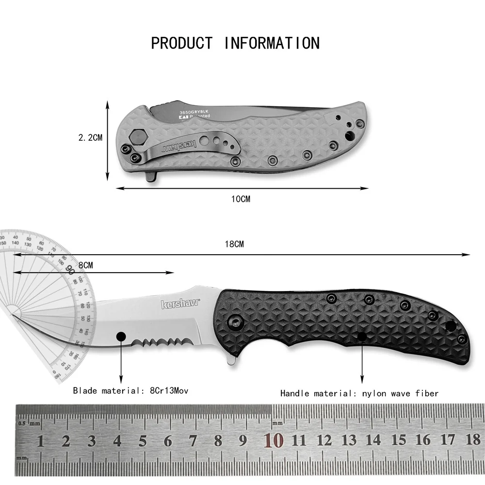 New KS 3650 Volt II Assisted Folding Pocket Knife 3.25\