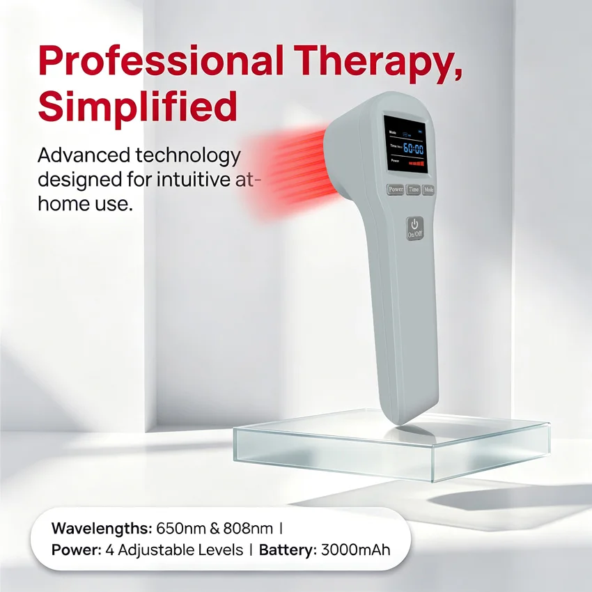 Red Light Therapy Device for Pain Relief and Healing