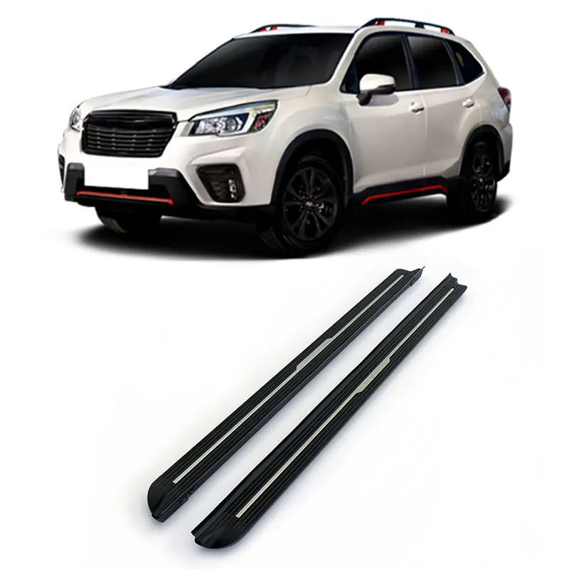 

Side Pedal Aluminum Alloy Factory Price Car Accessories Black Aluminum Running Board Side Step Upgrade for SUBARU FORESTER 2019