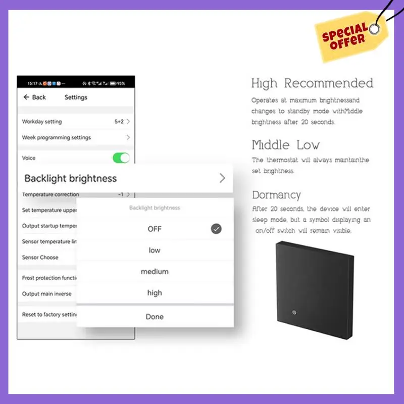 

-A96Z Tuya Wi-Fi умный термостат умный водяной пол, регулятор температуры, переключатель для Google Home Alexa Alice B