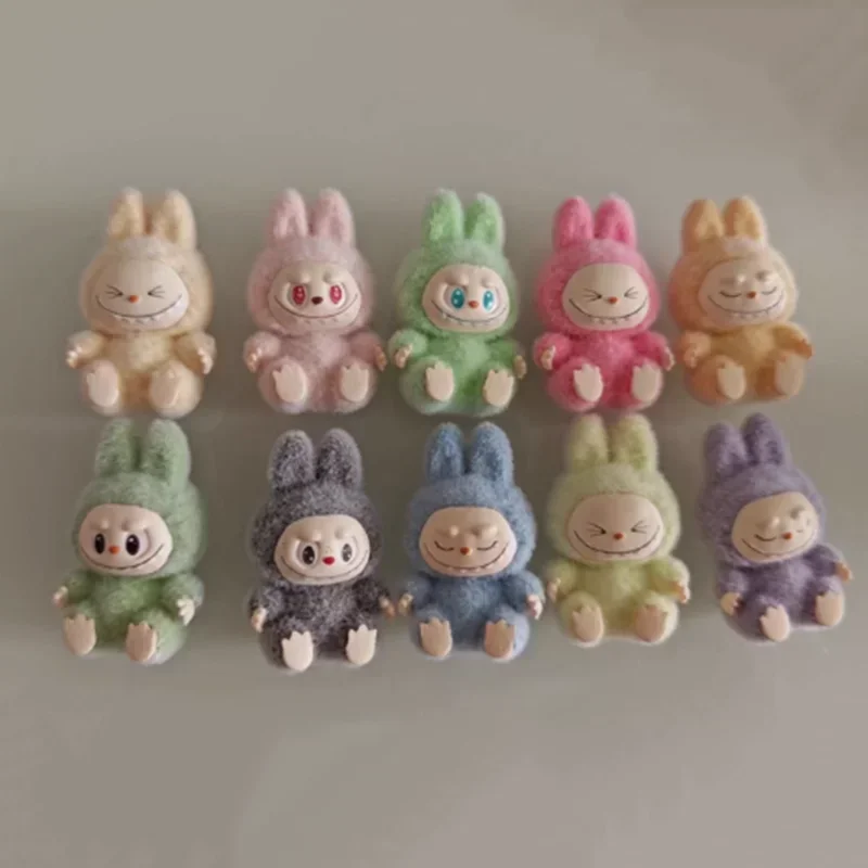 

3cm Mini Labubu Standing And Sitting Posture Doll Cute Toy Desktop Decoration Model Ornaments Christmas Gifts Randomly Send
