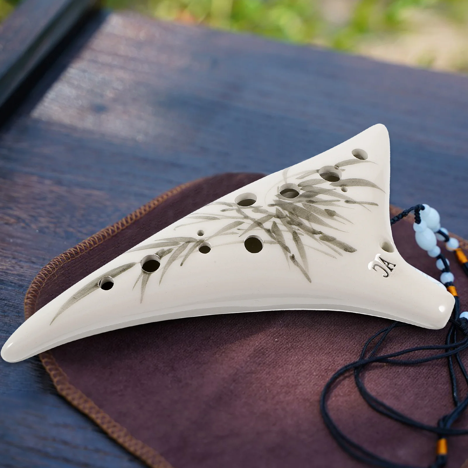 12 فتحة من السيراميك الأكرينا للمبتدئين أداة موسيقى ألتو المهنية المحمولة خفيفة الوزن مع حقيبة واقية