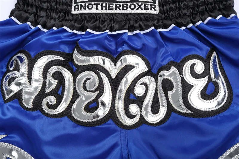 Männer Boxen Shorts Kickboxen Kurze Muay Thai Frauen Kind Kampfsport Training Team Kleidung Gym Grappling BJJ Käfig Kampf Hosen – Detail 4