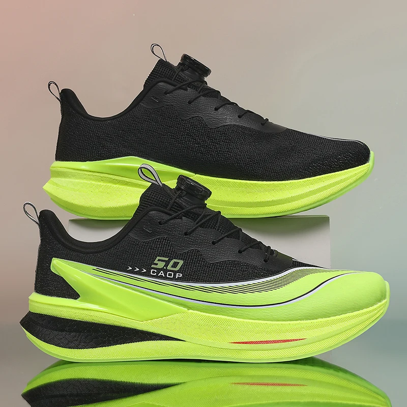 Men Women Racing Running Shoes Cushioned Sneakers Outdoor Athletic Training Shoes Walking Shoes Non-slip Breathable Jogging Shoe