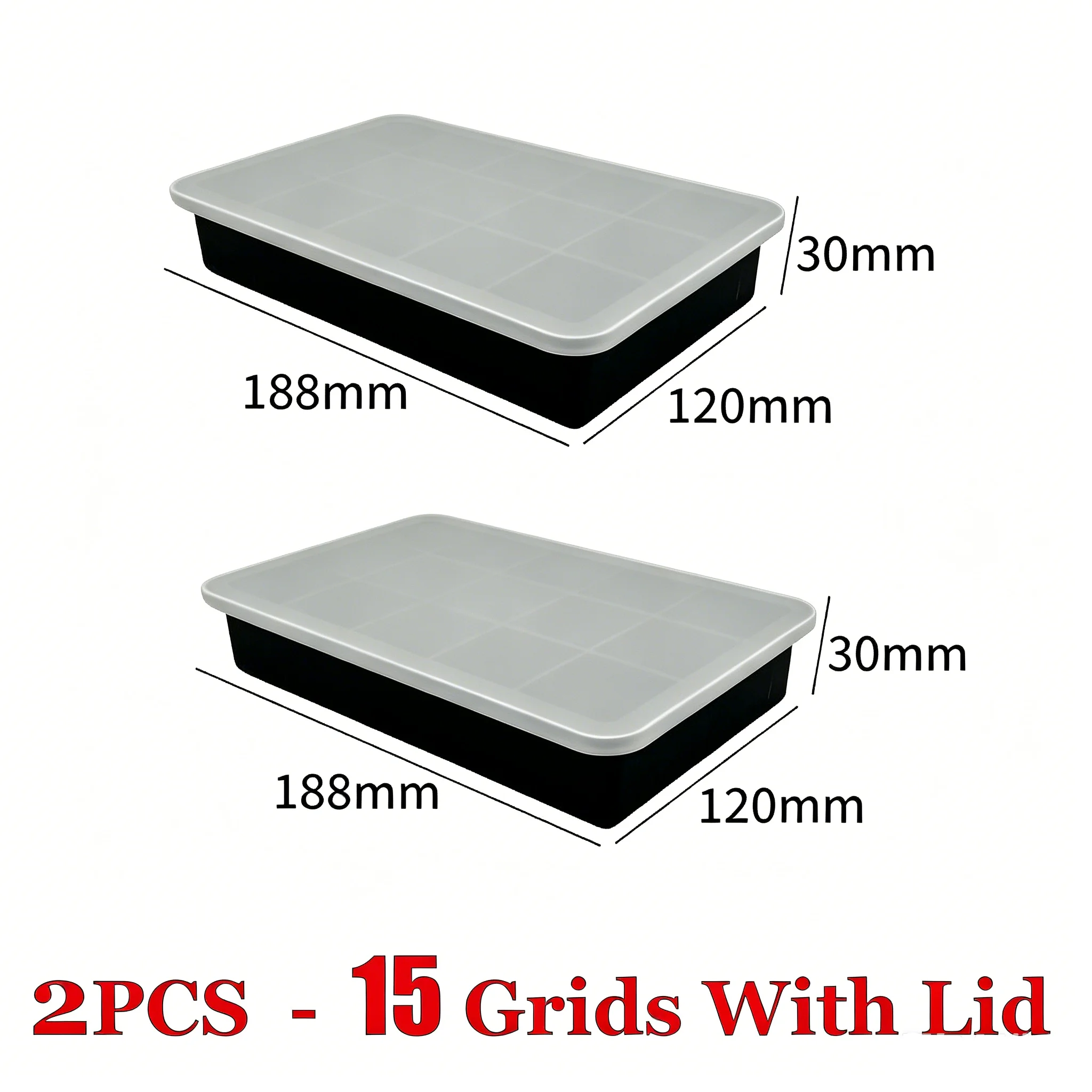 15G with lid 2pcs