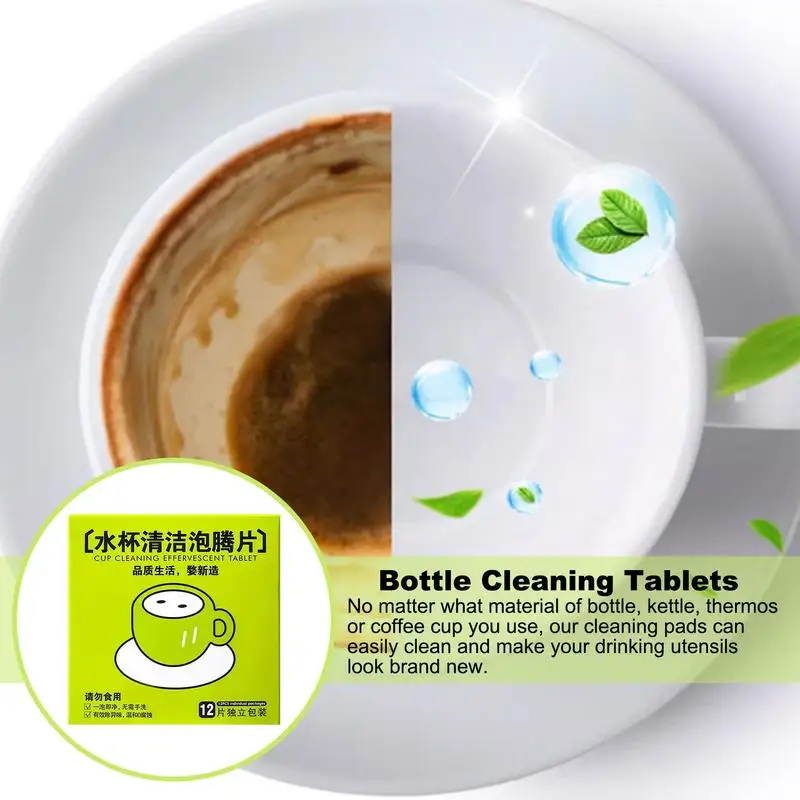 Water stain cleaning tablets Quick and effective removal of scale Stain cleaning effervescent tablets For scale cleaning