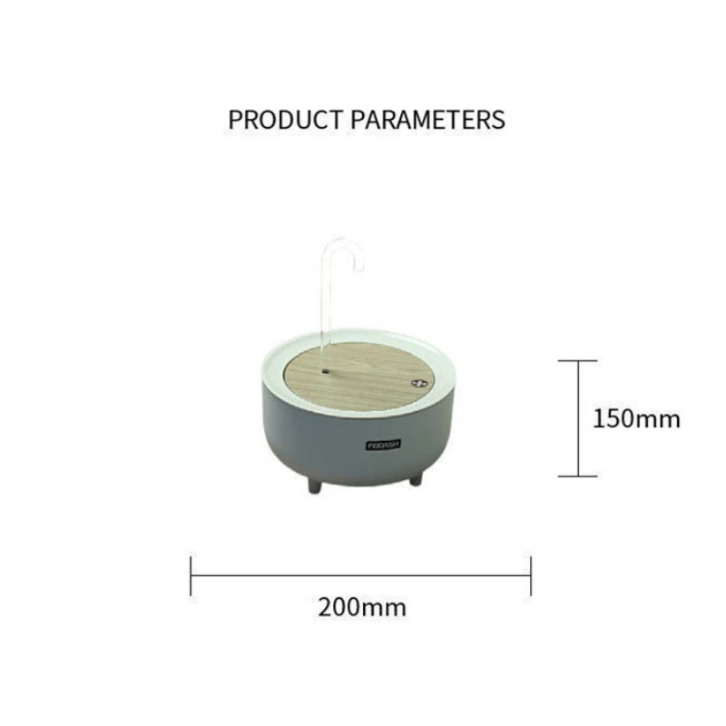 Cat Water Fountain Auto Filter Electric Mute Cat Drinker Bowl 2L Recirculate Filtring Drinker for Cats Pet Water Dispenser Feed