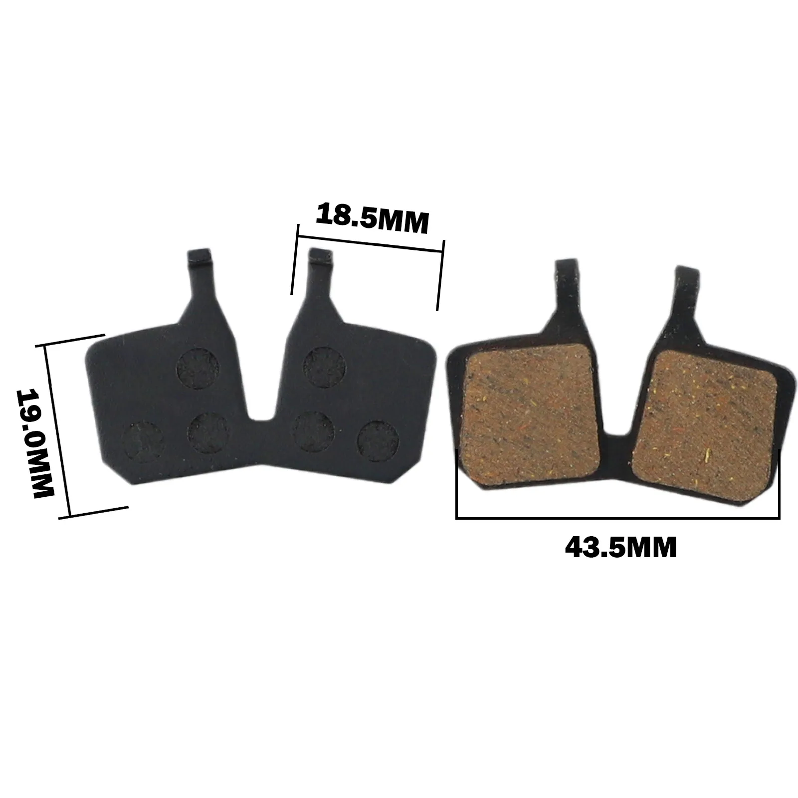 8 Pcs MTB Mountain Road Bike Bicycle Disc Brake Pads For For For  Mt5 Mt7 Semi-Metal Low-noise Semi-metallic Connector Part