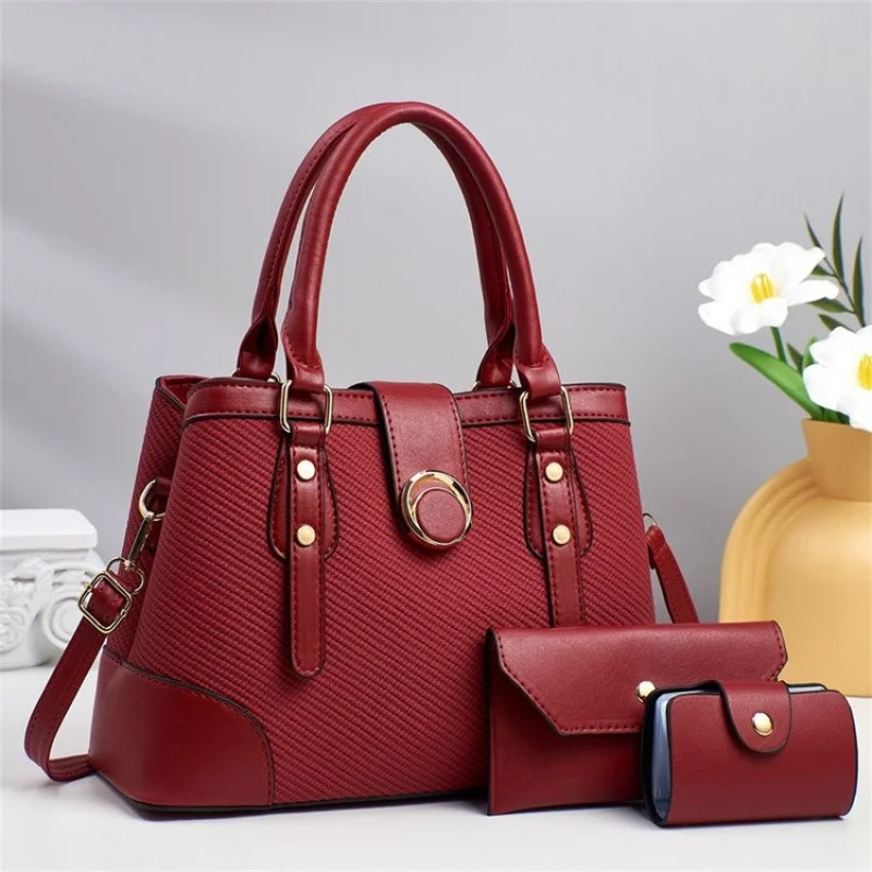 

Elegant Ladies Crossbody Bag Leather Shoulder Bag Women Messenger Famous Designer Luxury Classic Style Classy