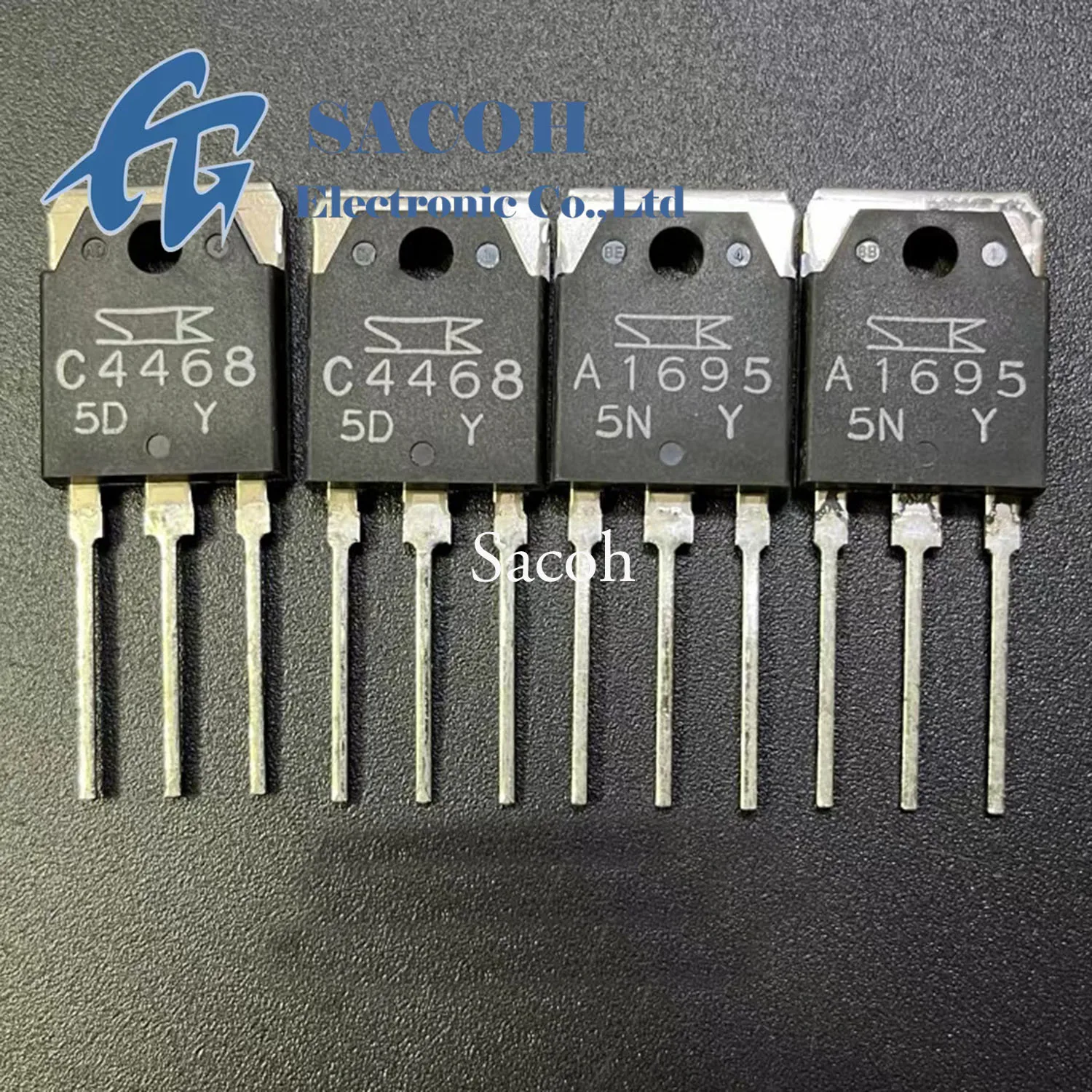 

New Original 5Pairs(10Pcs) 2SA1695 A1695 + 2SC4468 C4468 TO-3P Power Amplifier Transistor In Stock