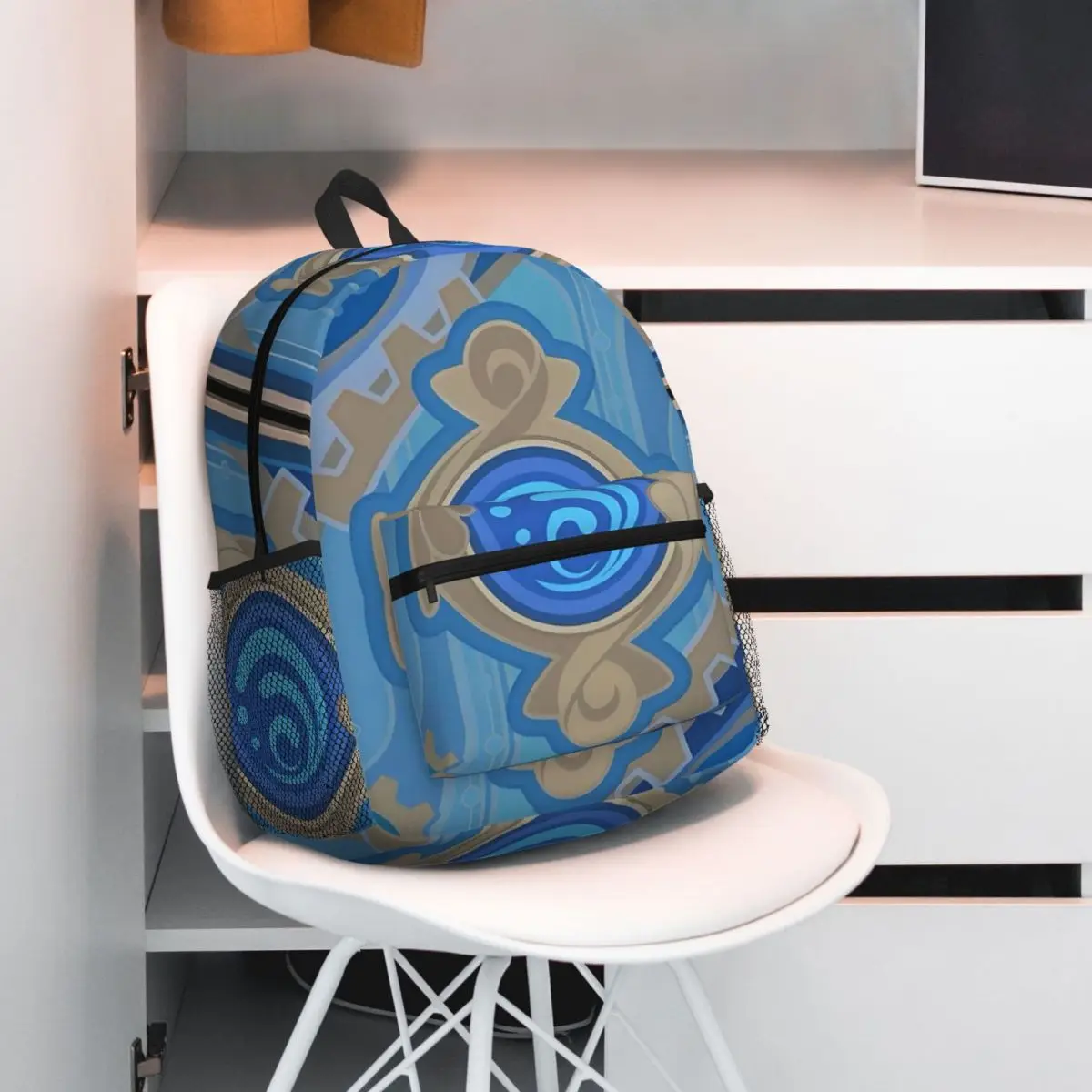 

Genshin Impact Anime Game Backpack Student BookBag Children School Bag Computer Shoulder Bags for Men Women