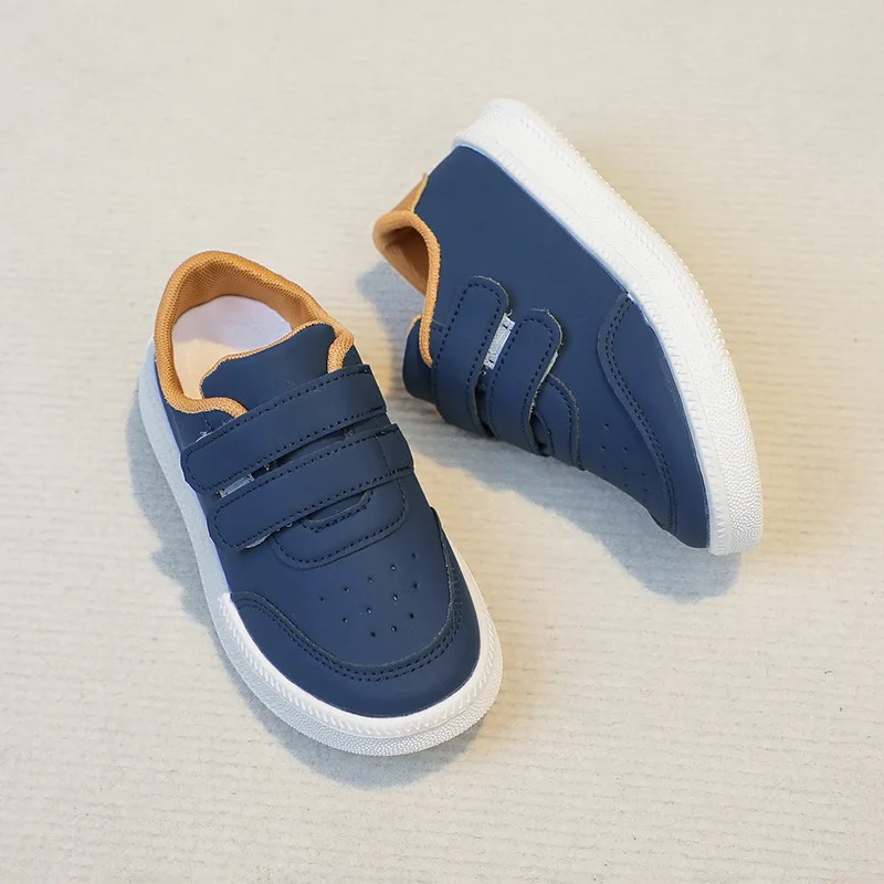 New Children Spring Autumn Soft-soled Low-top Sneakers Kids Slip-on Anti-slip Sports Shoes Girls Boys Street Skate Shoes Trendy