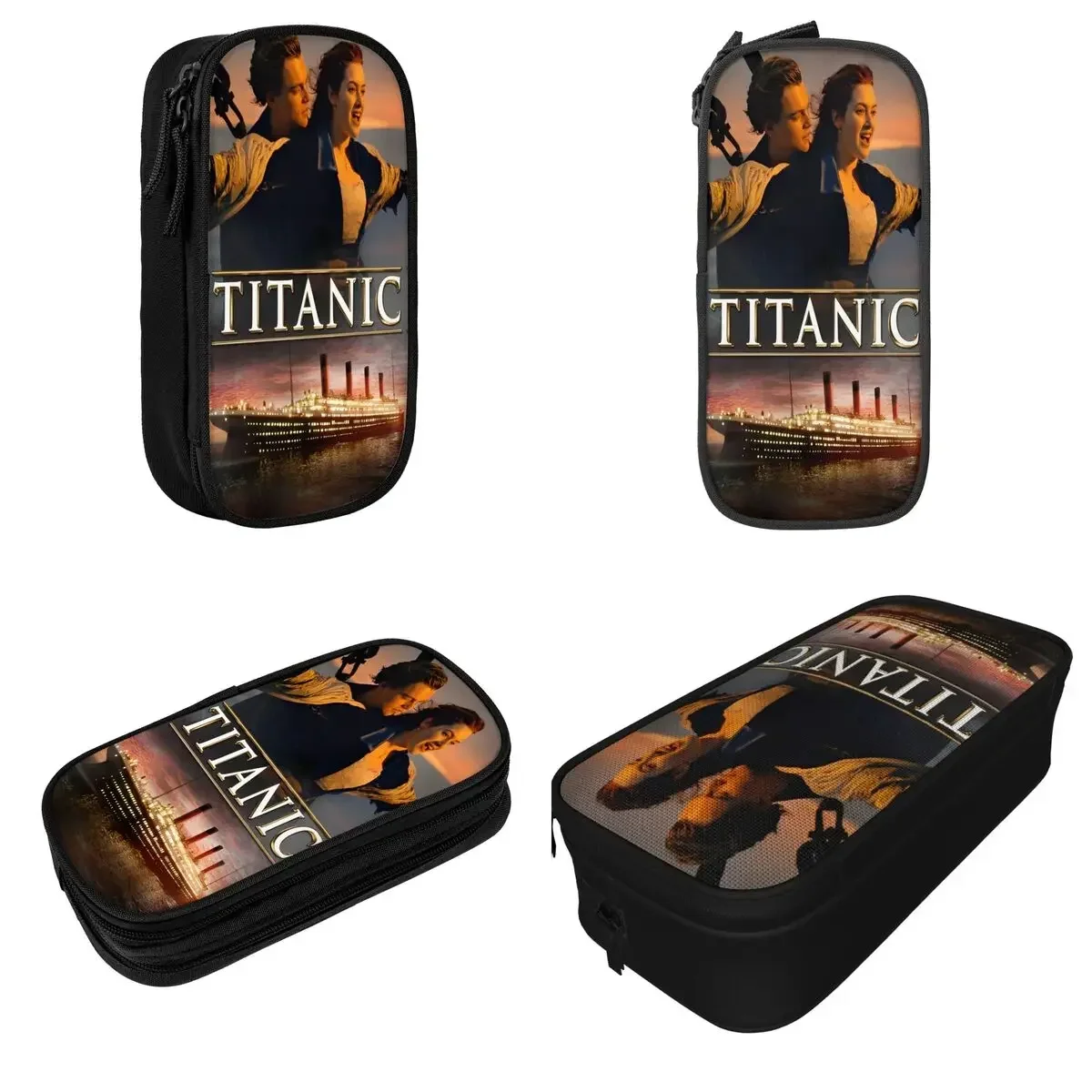 

Titanic Movie Pencil Case Classic Pen Bag Student Large Storage School Supplies Cosmetic Pencil Box