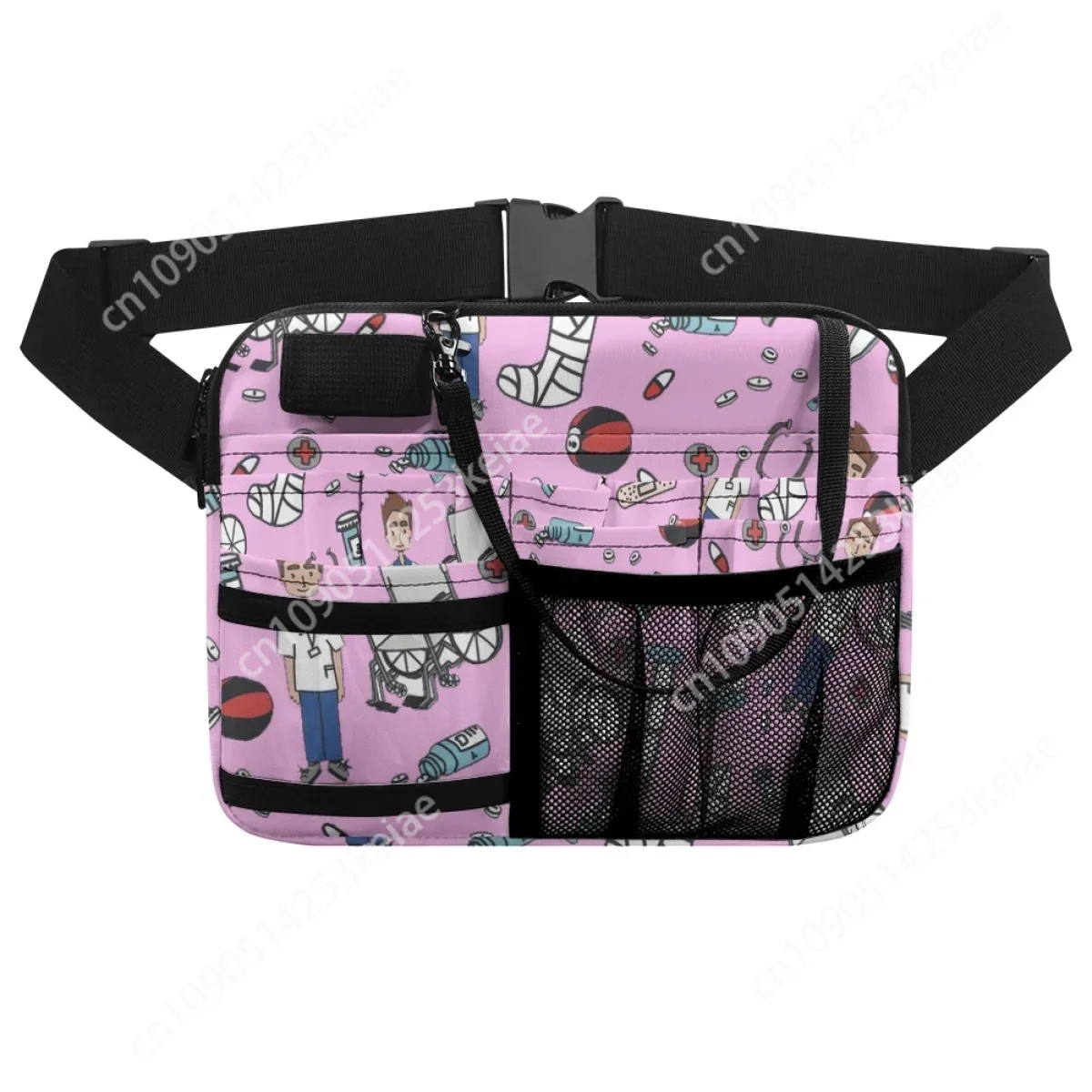 Portable Doctor Hospital Work Adjustable Nurse Waist Bag Medical Fanny Pack Multi Compartment Utility Hip Bag Case Tool Holder