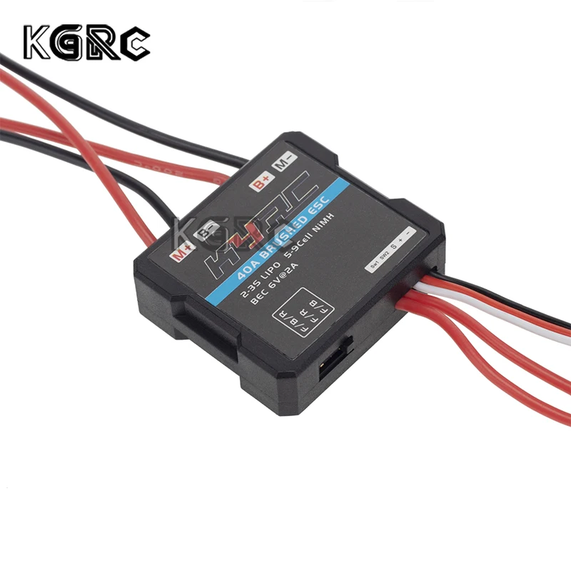 

40A Brushed ESC Electronic Speed Controller 2KHz Brush Brake for WPL C24 C34 MN D90 MN99S MN86S RC Car Upgrade Parts