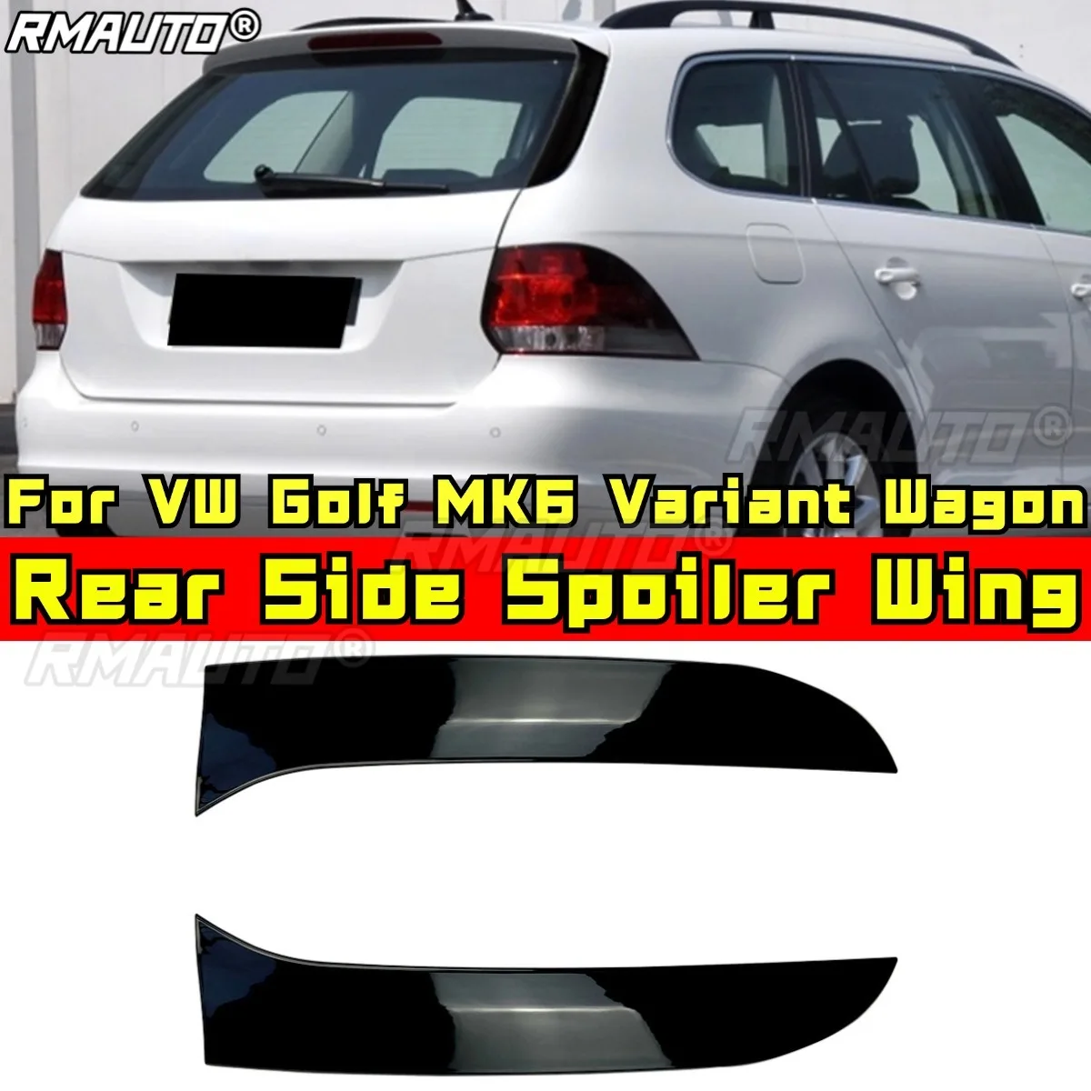 

Для VW Golf 6 MK6 Variant Wagon Body Kit задний боковой спойлер заднее боковое крыло автомобильные аксессуары