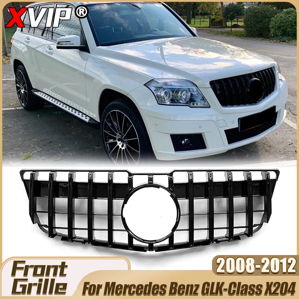 

Глянцевая черная решетка радиатора XVIP в стиле GTR для Mercedes-Benz GLK-Class X204 2008-2012 GLK280 GLK300 GLK350