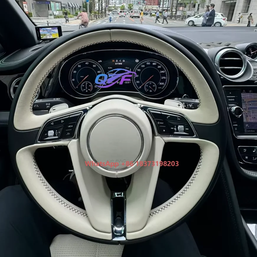 Hot Selling Car Upgraded Seat Dashboard Steering Wheel Door Luxury Pu Interior Kit for 2004-2017 for Bentley Continental GT