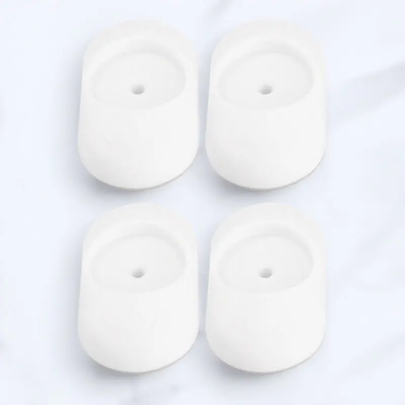 

4Pcs Safety Gate Wall Protector Baby Gate Protective Mat Softening Anti-Slip Base Strong Bearing Non-Damage Wall Cup for Home
