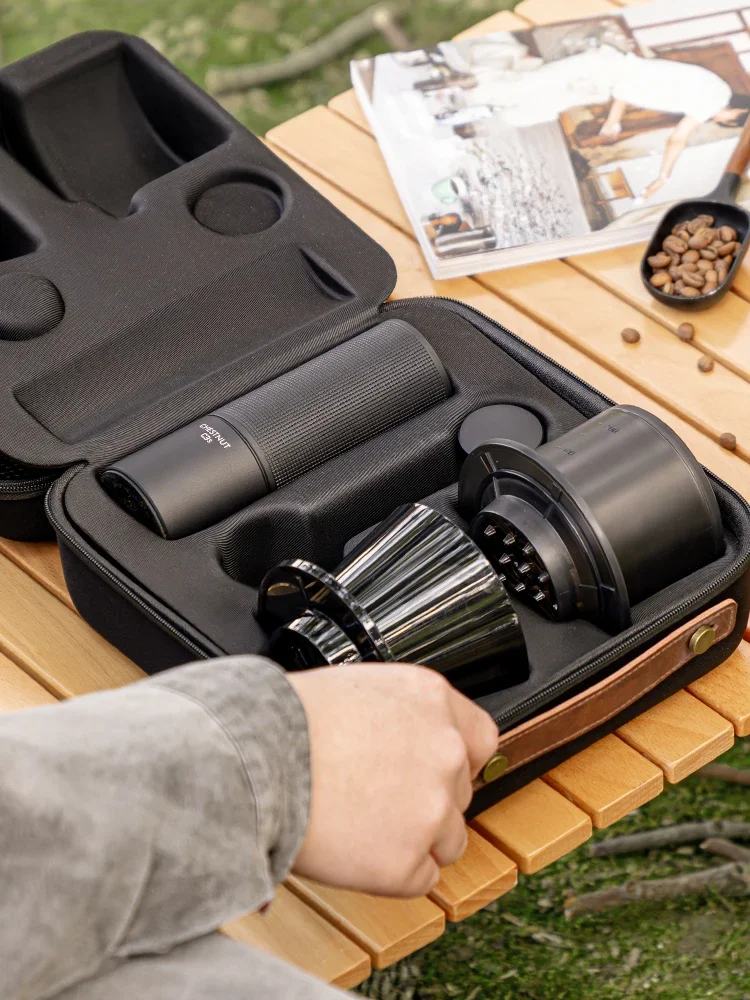 Taimo Chestnut C3S Portable Coffee Bag Outdoor Camping Travel Hand made Coffee Maker Set Gift Box