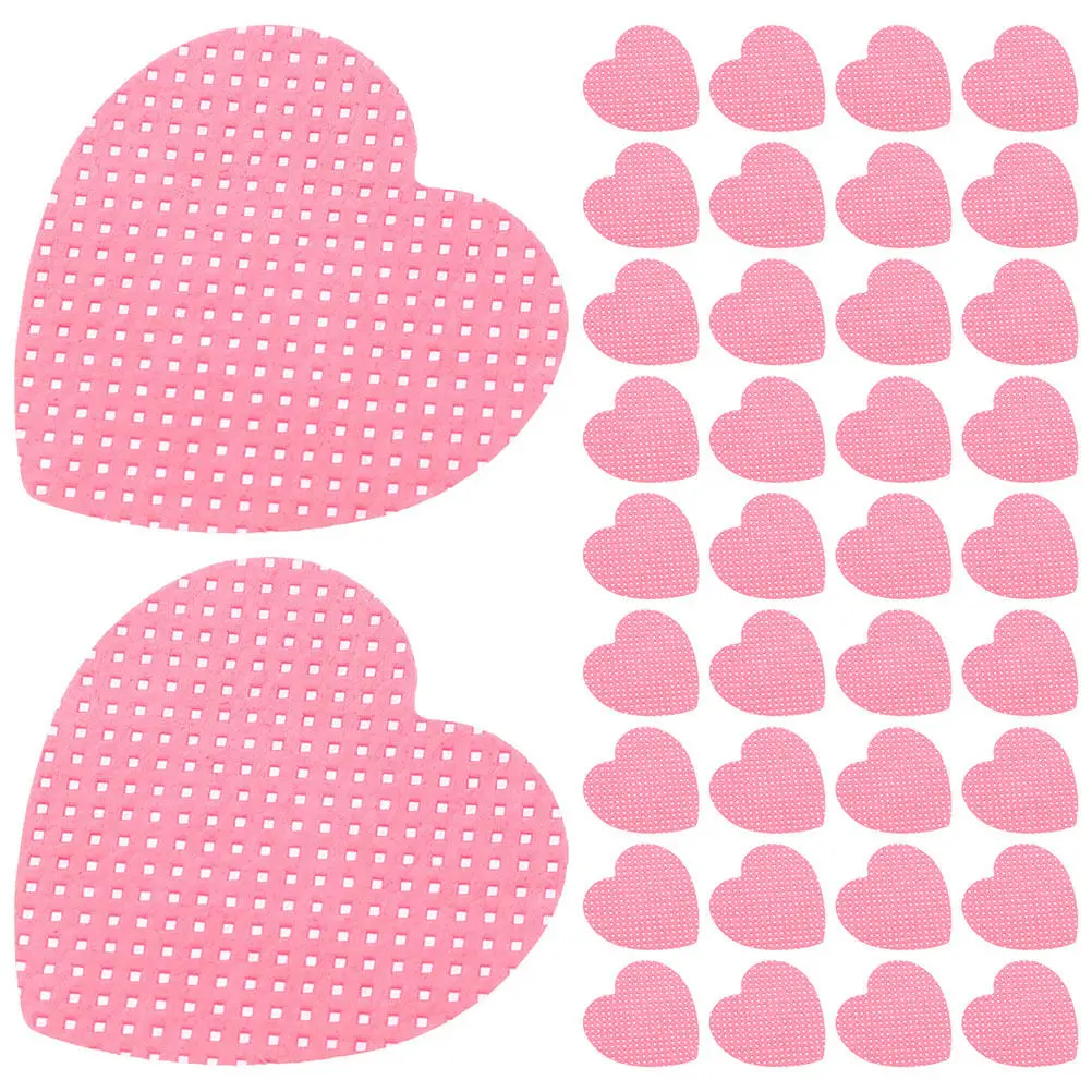 

4 Boxes Heart Shaped Nail Cleaning Wipes Lint Free Soft Cotton Nail Glue Dissolving Pads for Acrylic Nails Eyelash Adhesive