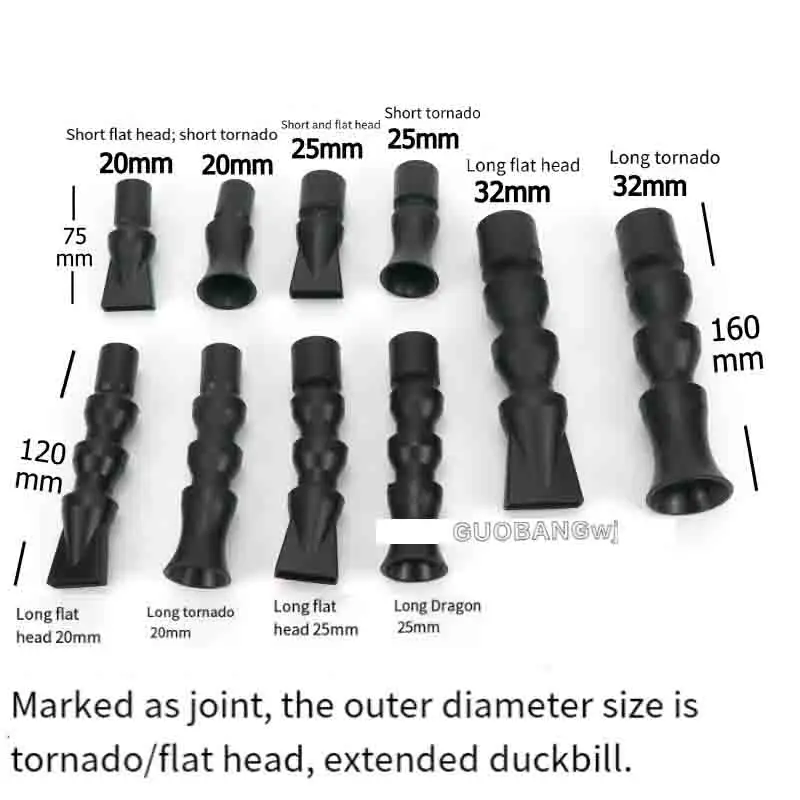 Tornado Flat Duckbill Extended Nozzle Super Long Anti-Splash Aquarium Water Outlet Lengthened Spout for Fish Tank