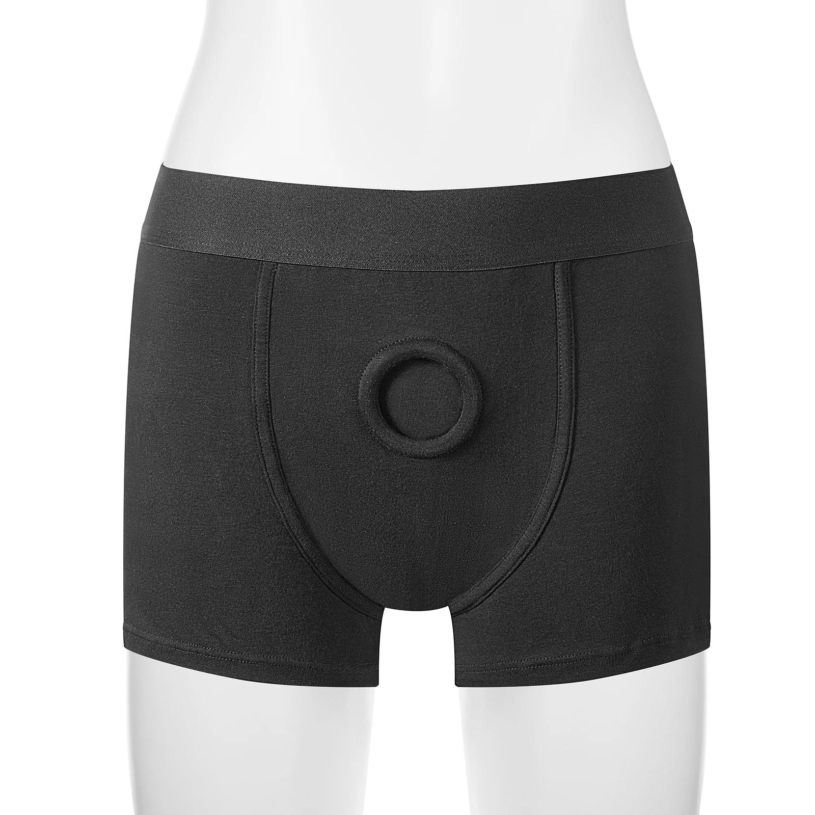 Black Strap On Harness Underwear Boxer Briefs