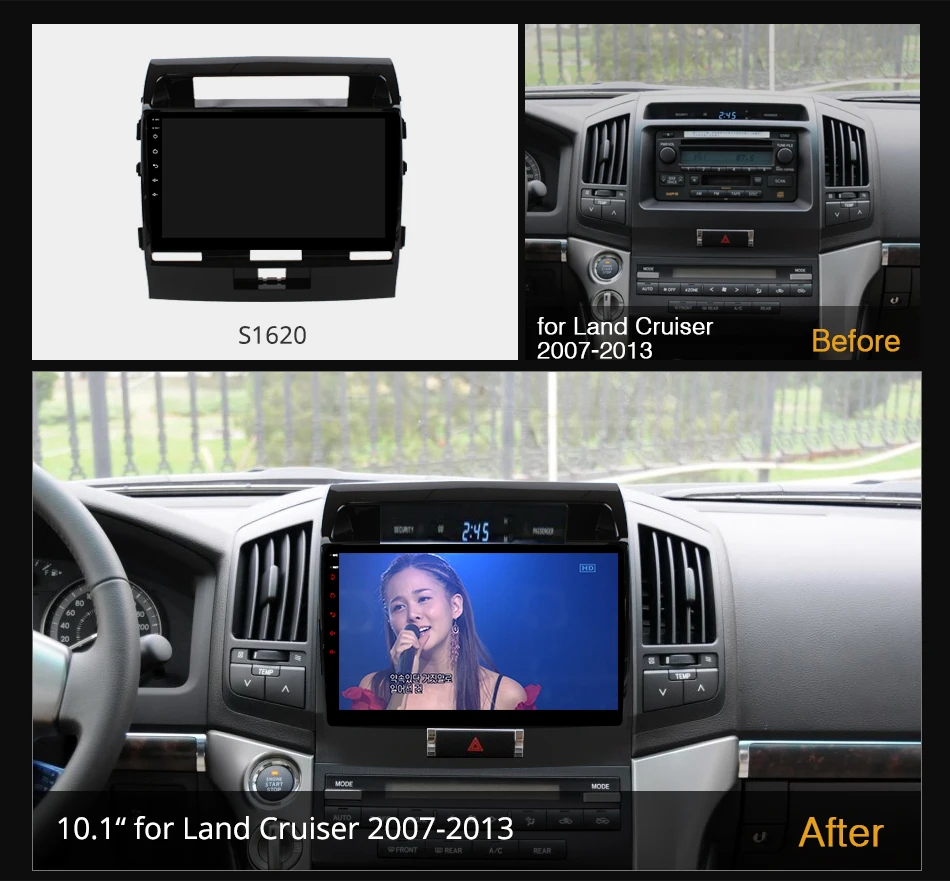 Ownice K6 + 2K لتويوتا لاند كروزر 11 200 2007 - 2015 راديو السيارة الوسائط المتعددة مشغل فيديو Navigat ستيريو نظام تحديد المواقع أندرويد 12 No 2din #2