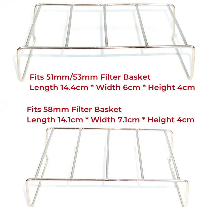 Coffee Filter Basket Storage Rack, Dosing Ring Holder, 51mm, 53mm, 58mm