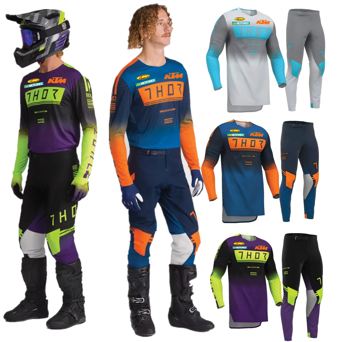 Conjunto de Equipamiento GFX MX 2026.6, Conjunto de Jersey Todoterreno Power Wear, Kit para Moto ATV, Traje Combinado para Motocross, Kit para Motocicleta