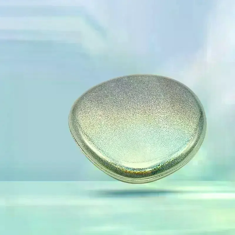 Zinc Alloy Solid Perfume Container, Sliding Lid Balm Box, Mini Refillable Metal Makeup Case