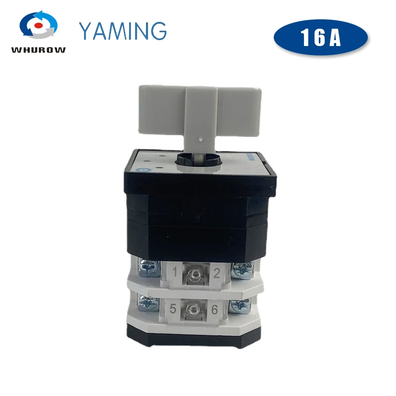 LW12-16A دائرة التحكم متعددة المواضع مفتاح دوار 1-5 أقطاب الاتصال الفضي العالمي والعتاد كام تغيير أكثر محدد