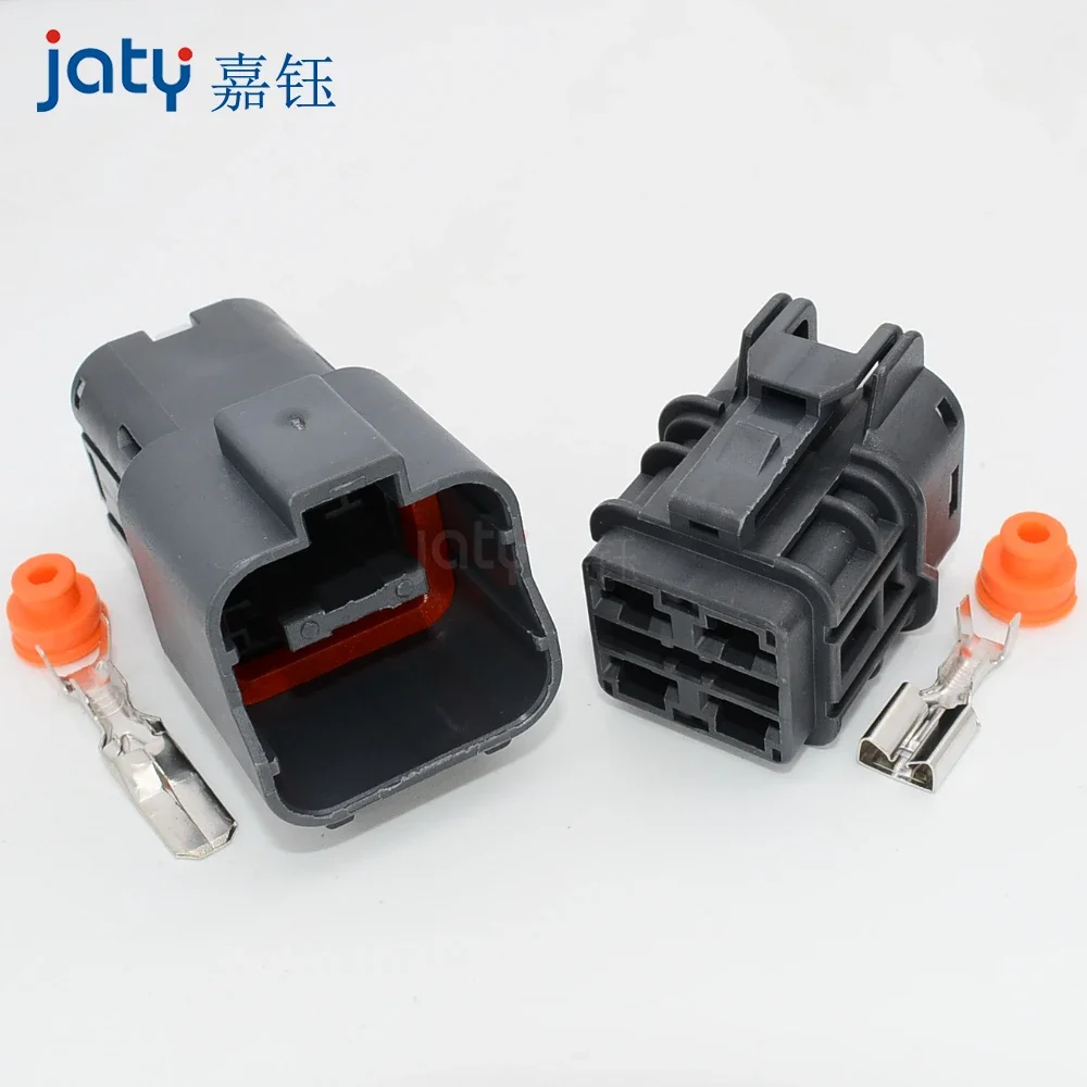 JATY 1pcs 4-pin 7222(7123)-6244-40 Auto Auto Throttle Motor Plug DJ70453A-6.3-11/21 High Current Connector