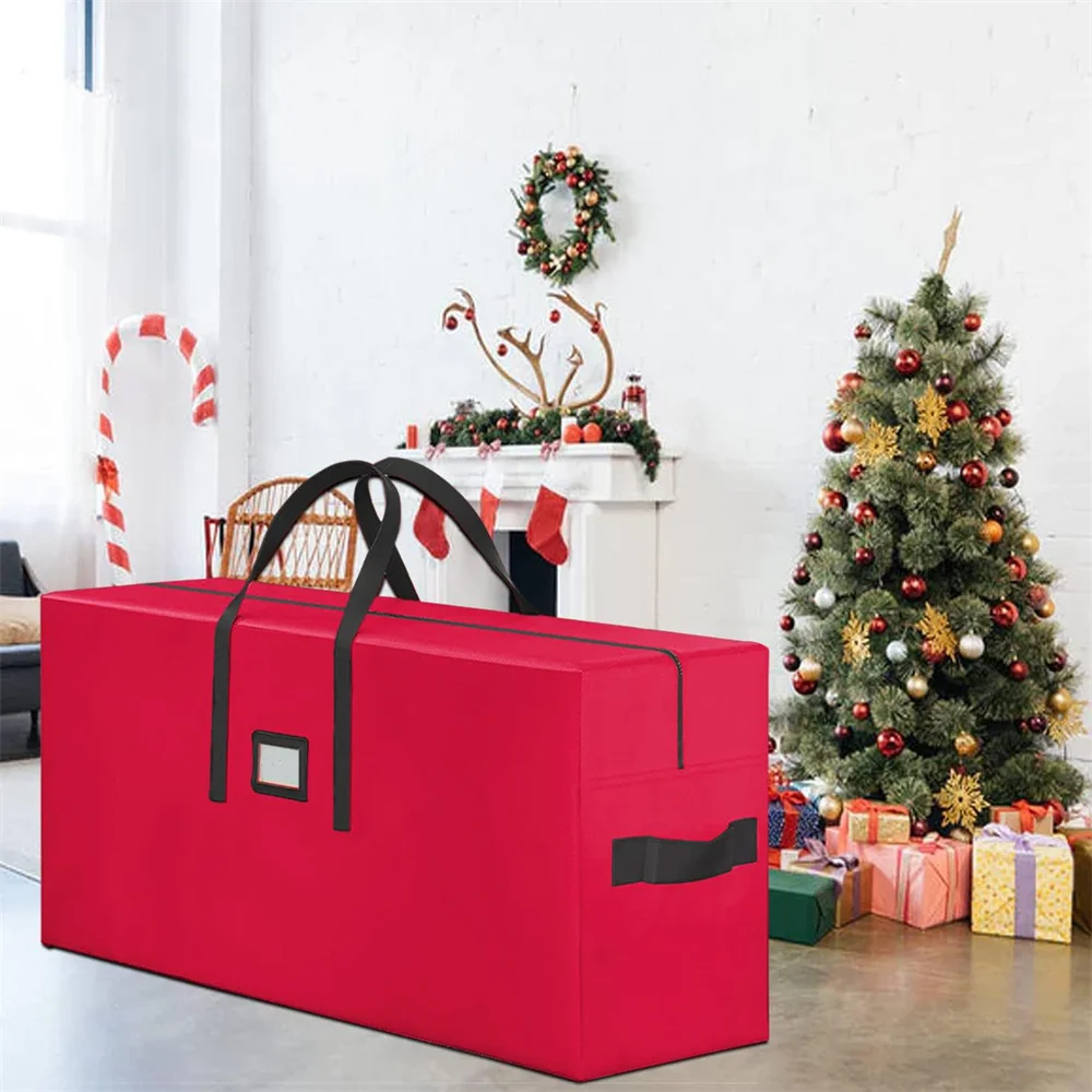 

165cm Christmas Tree Storage Bag Waterproof Large Heavy Duty Storage Container for Storing Christmas Garland Home Storage