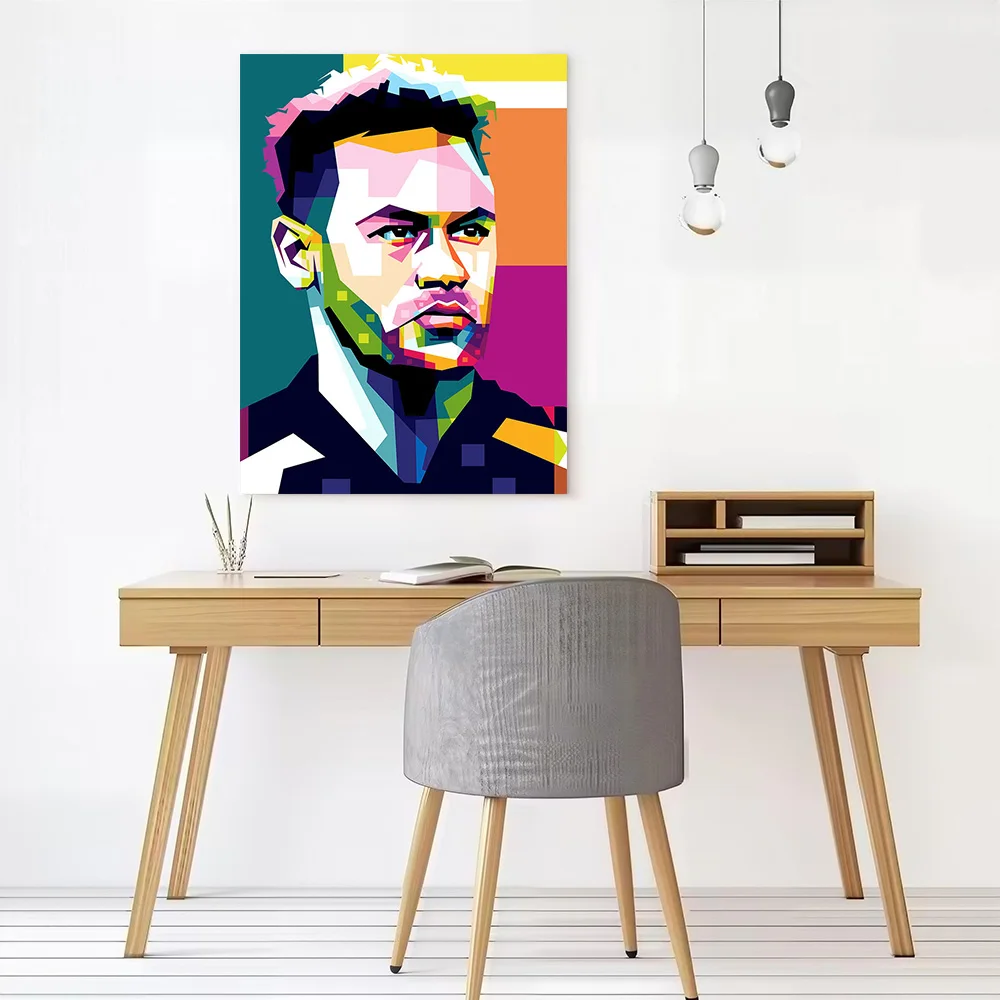 Neymar Junior Canvas Poster Customizable Pictures Wall Art Canvas Painting for Aesthetic Decoration Living Room Home Decorations