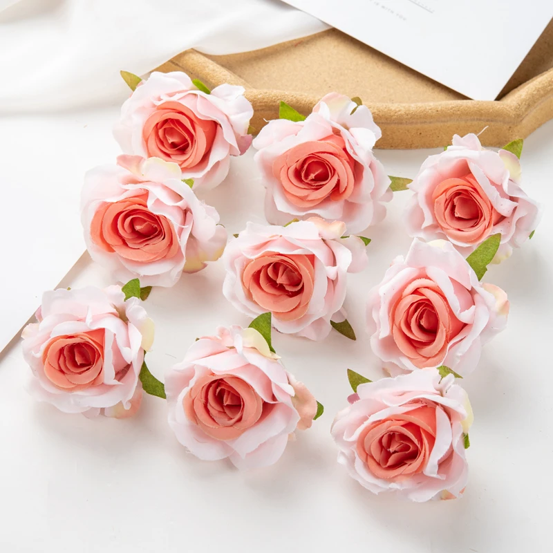 100 stücke Seide Künstliche Blume Rose Hochzeit brautstrauß Outdoor Garten Home Festival Party Decor Weihnachten Handgelenk Diy geschenk Box – Detail 11