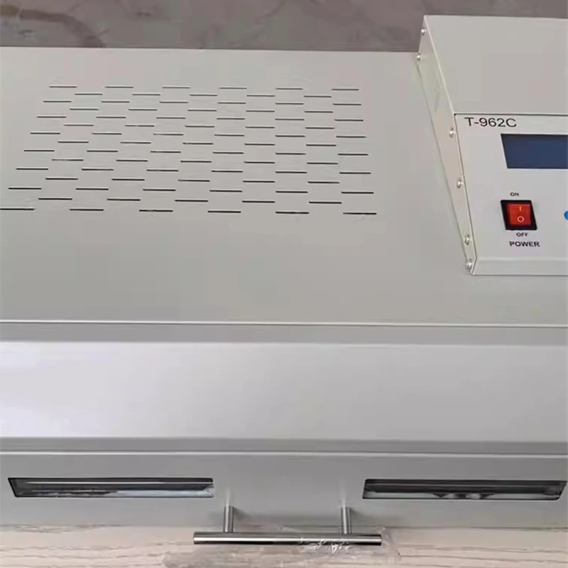 New Version T-962C Infrared IC Heater Soldering Workstation Reflow Oven BGA SMD SMT Rework Station With Solder Paste Printing St