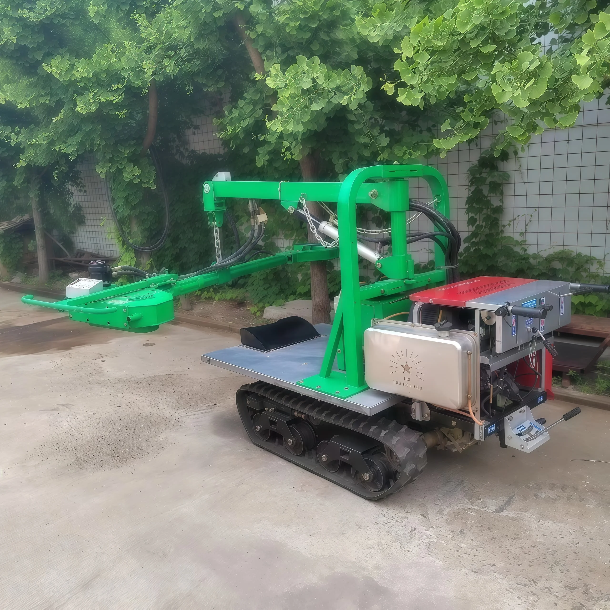 High Quality Tree Shaker - Durable Harvester For Intensive Orchard Use Crawler Type Multifunctional Fruit Harvester - Shaker